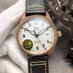 Swiss Grade Copy IWC Big Pilot's Spitfire Bronze White Dial Watch